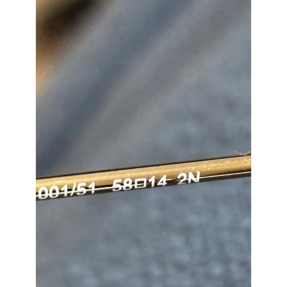 Ray-Ban Aviator Gold Metal Frame Brown Gradient Lens Unisex Sunglasses RB3025 - Picture 9 of 11